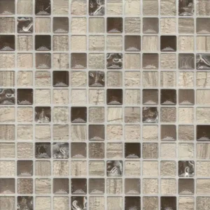 Weekendaanbieding Tegels mozaiektegel petra 16 beige bruin 30x30 cm