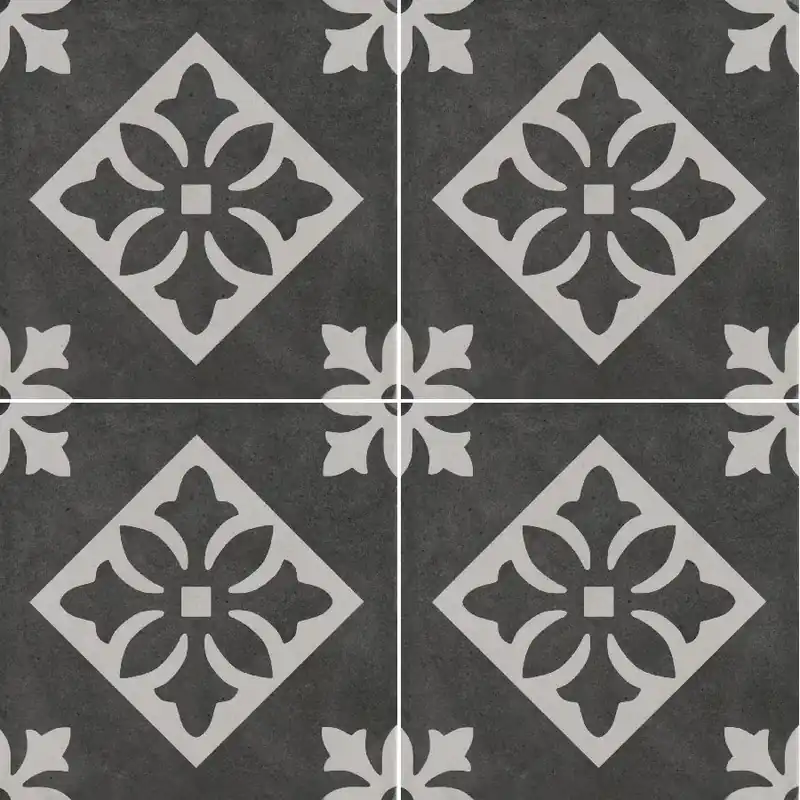 Populair Tegels Nuvarto Padua Black 20x20cm