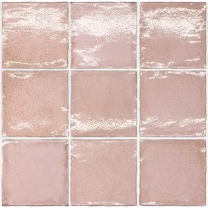 Laatste Versie Tegels Talea Dusty Pink 10x10cm