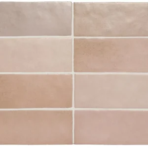 Hete Deal Tegels handvorm Targma Coral Pink 6,5x20cm