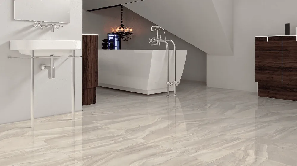 Voordeelprijs Tegels Marmerlook Valley Oro 60x120cm Zijdeglans