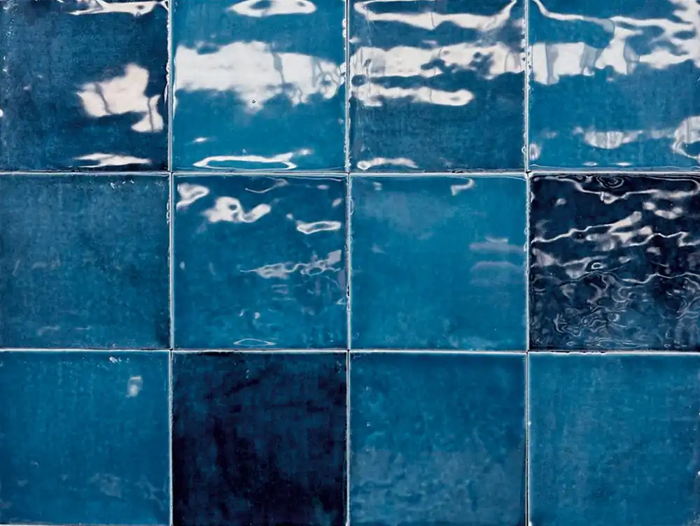 Tegels handvorm zellige blauw 12x12 cm Nu Kopen