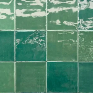 Koop Online Tegels handvorm zellige groen 12x12 cm