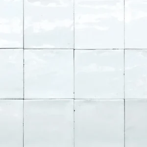 Direct Beschikbaar Tegels handvorm zellige wit 12x12 cm (sample)