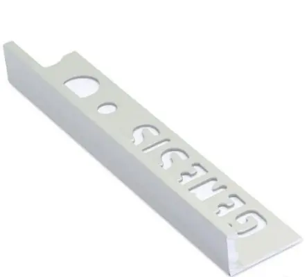 Tegelstrip esa127.81 aluminium recht - mat zilver 2,7m x 12 mm Merkproduct