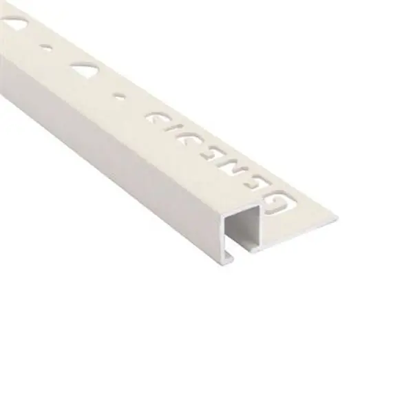 Tegelstrip tdp107.425 aluminium vierkant - sandstone/licht beige 2,7m x 10 mm Lage Prijs