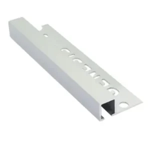 Tegelstrip tdp107.81 aluminium vierkant - mat zilver 2,7m x 10mm Fabrieksprijs