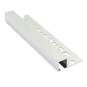 Tegelstrip tdp107.91 aluminium vierkant - glans zilver 2,7m x 10mm Gratis Retour
