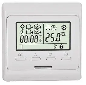 Th73plus inbouw klokthermostaat met vloersensor Flitsaanbieding