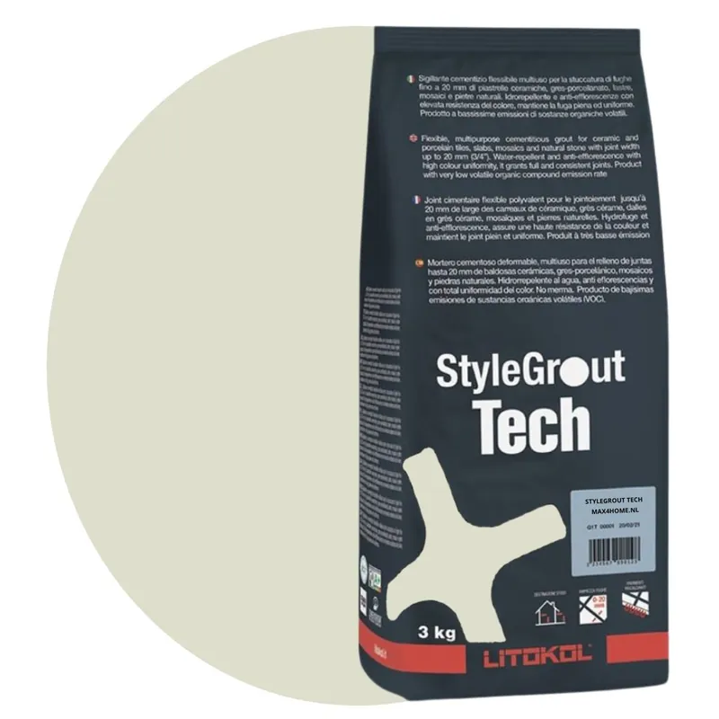 Voegmiddel stylegrout tech ivory-1 voeg 3 kg Weekendaanbieding