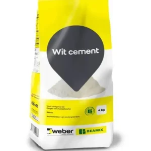 Weber Cement Wit - 4 Kg Direct Beschikbaar