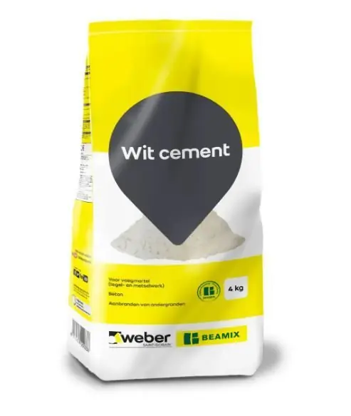 Weber Cement Wit - 4 Kg Direct Beschikbaar