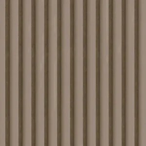 3D akoestisch wandpaneel Suede Taupe 260×60 cm Laatste Kans