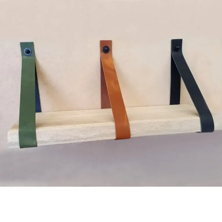 Beperkt Aanbod Plankendrager leer (92 cm)