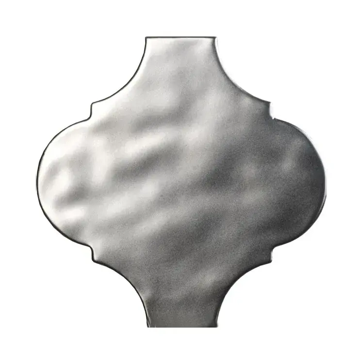 Arabesque Tegels 15×15 – Tonalite Handvorm Satijn Zilver Meest Verkocht
