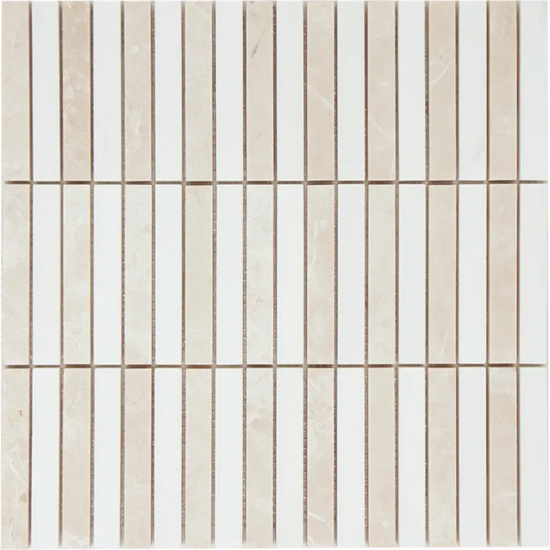 Op = Op Mosaic Kitkat Stripe Cream White