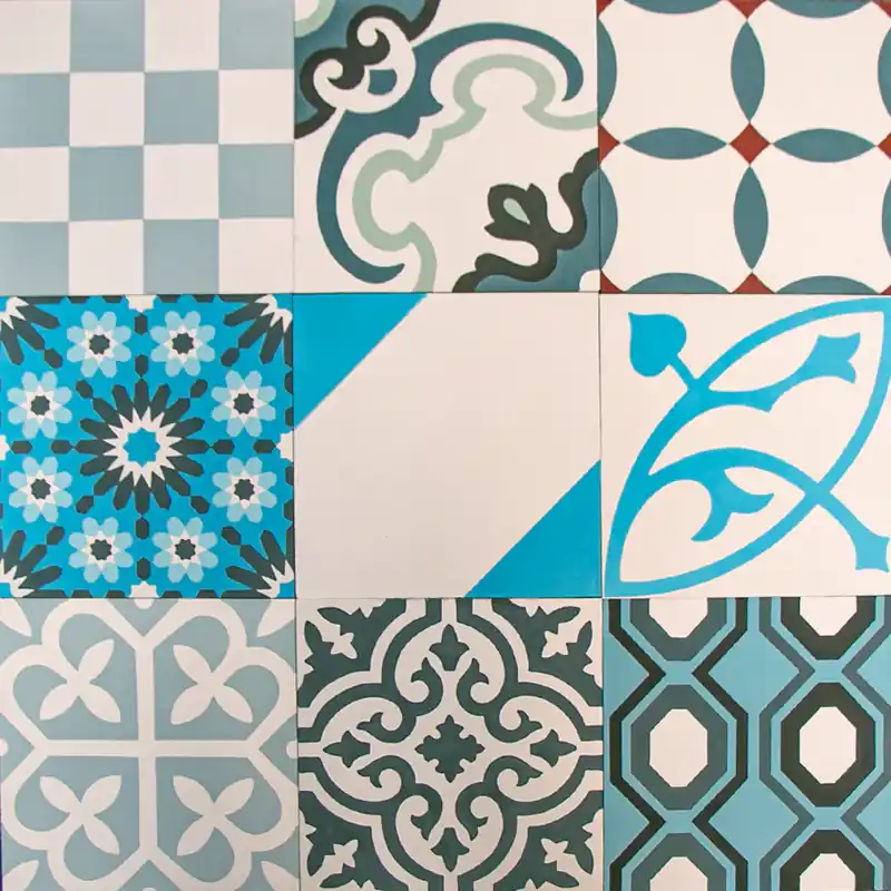 Snelle Levering Patchwork Blauw