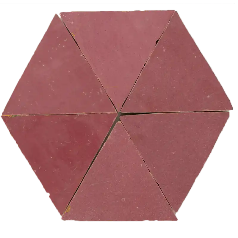 Actieprijs Zellige Rose Vieux Triangle