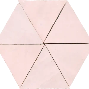 Zellige Pastel Rose Triangle Betaalbaar