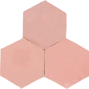 Speciale Aanbieding Zellige Rose Doux Hexagone