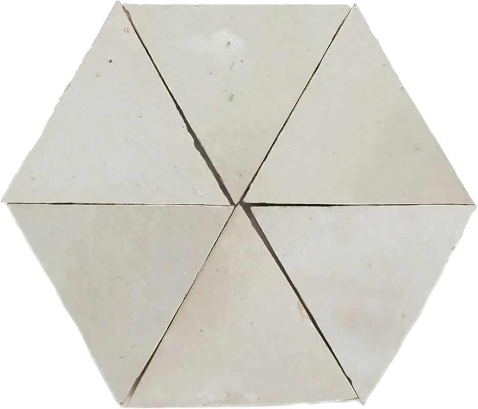 Superprijs Zellige Ecru Triangle