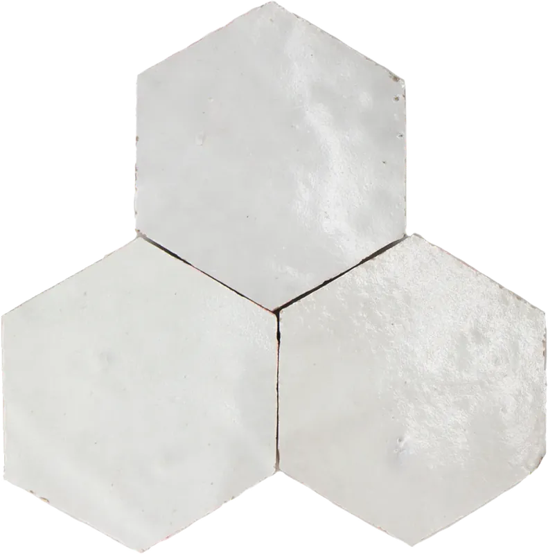 Zellige Blanc Hexagone Meest Verkocht