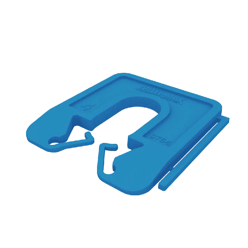 Millimax uitvulplaatje 4mm blauw | 100st/ds Gecertificeerd