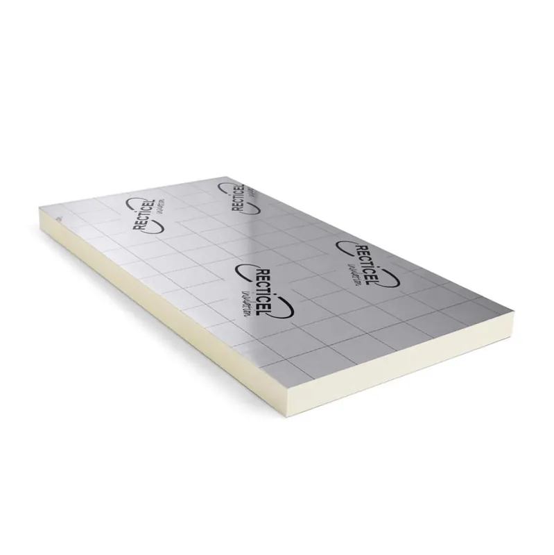 Express Levering Recticel Eurothane Silver | 1200x600x142mm | Pir dakplaat – Rd:6.45 (=0,72m²)