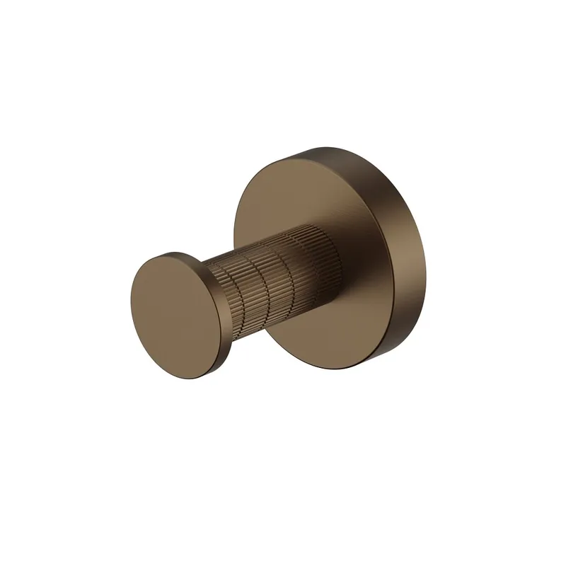 Stria Toiletrolhouder Met Klep – Afwerking Met Verfijnde Ribbelstructuur – Bruin Brons (PVD) Korting
