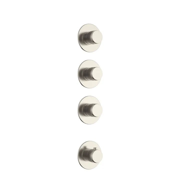 Op = Op Uniforma Douchestang met Wateraansluiting – 69 cm – Geborsteld RVS