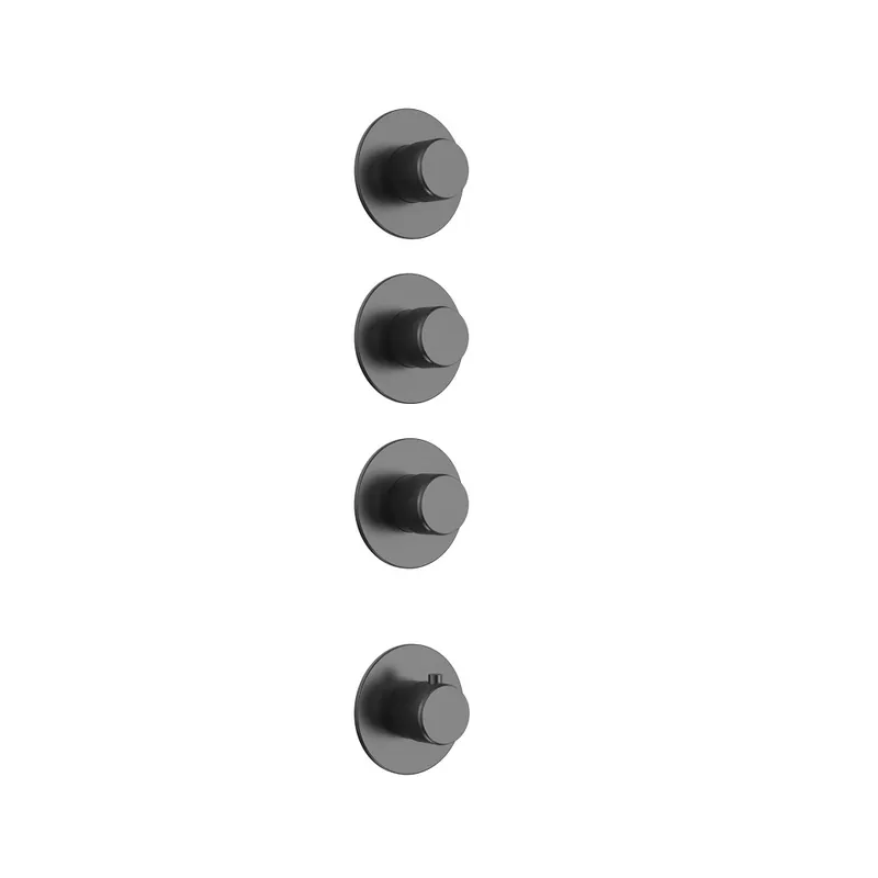 Veilige Betaling Uniforma Douchestang met Wateraansluiting – 69 cm – Gunmetal