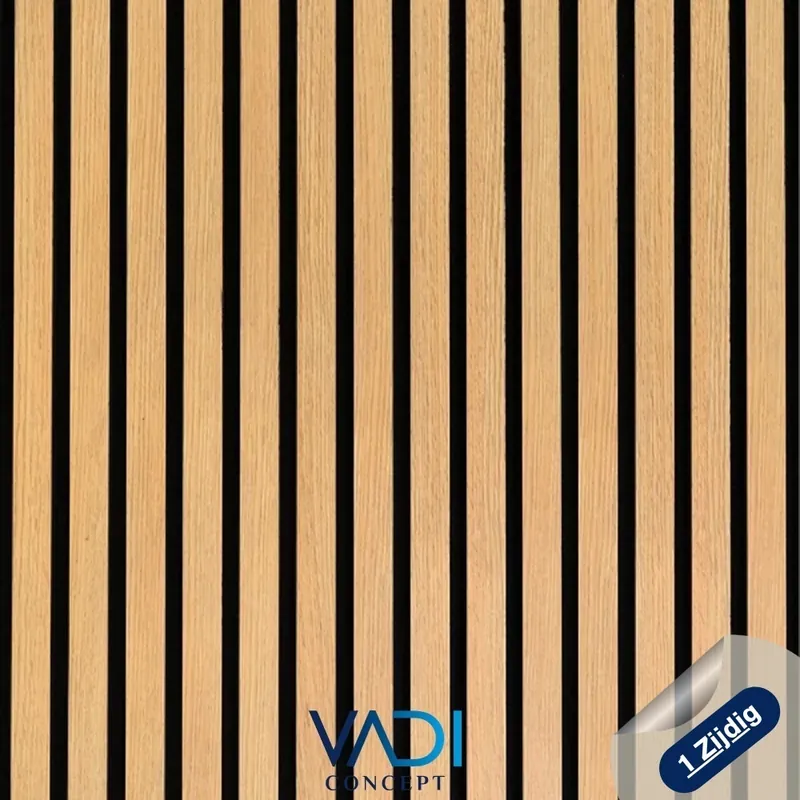 Akoestisch Wandpaneel – 60×280 cm – 1 Zijdig – 13 mm, L300 – NATUREL EIKEN Aanbieding