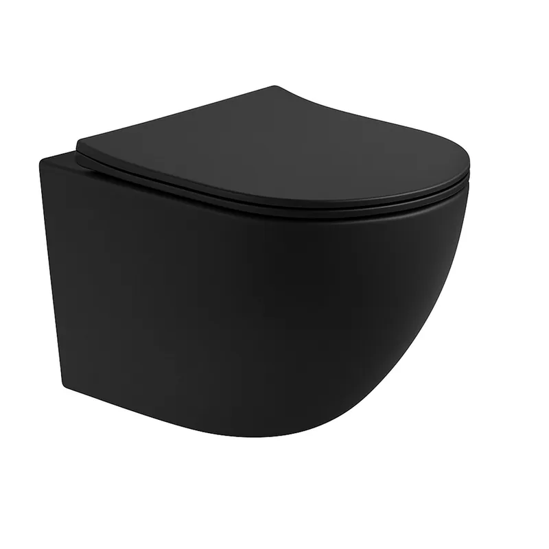 Merkproduct MUFFLY HANGTOILET MET RIBBEL – RANDLOOS – TORNADO FLUSH – MET ZITTING – DUROPLAST – SOFT CLOSE – QUICK RELEASE – KERAMIEK – 36,5X52X34,6 CM – GLANZEND WIT
