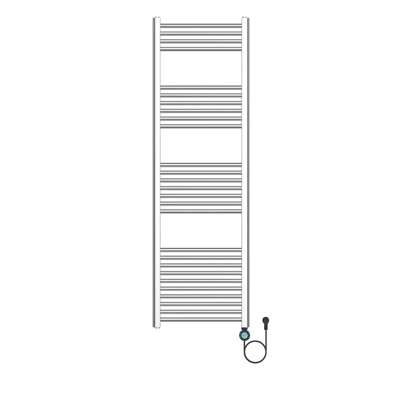 Goedkoop Elektrische Handdoekdroger Smart WiFi Geborsteld RVS – 120×50 cm – 700W – Digitale Programmeerbare Thermostaat – Rechts Aansluiting