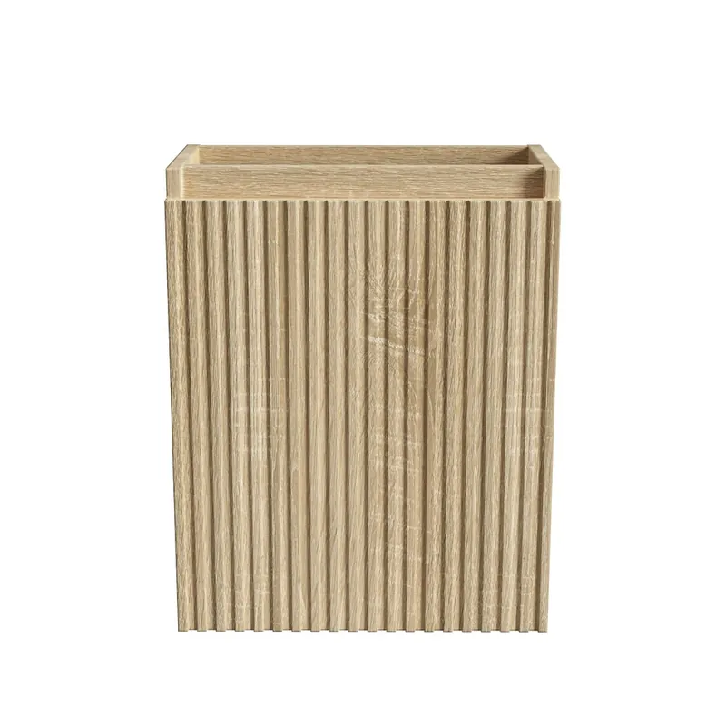 TOILETSPIEGEL – MET LIJST – 40X60X1,9 CM – LICHT EIKEN Alleen Vandaag