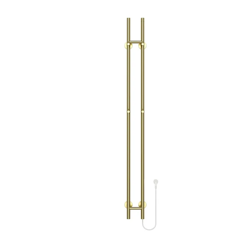 Bestseller Elektrische Dubbele Staafhanddoekdroger – Mat Zwart – Met Digitale, Programmeerbare Thermostaat – 120W – 150 cm