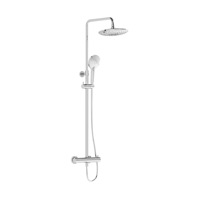 VitrA AquaHeat Bliss S 240 2F Opbouw Doucheset Thermostatisch – Regendouche Mat Zwart Koop Online