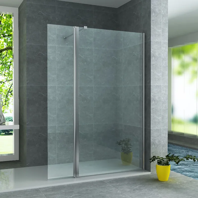Bestseller Inloopdouchewand Helder Glas – 60 x 200 cm – 8 mm Veiligheidsglas met Antikalk Coating
