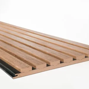 Koopje MDF Lamel Wandpaneel – Y26 BEIGE DUBBELE KLEUR – 30×280 cm