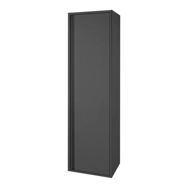 Flitsaanbieding SALLY Wastafelonderkast 120 cm Mat Grijs MDF – Modern Badkamermeubel met Softclose en Opbergruimte