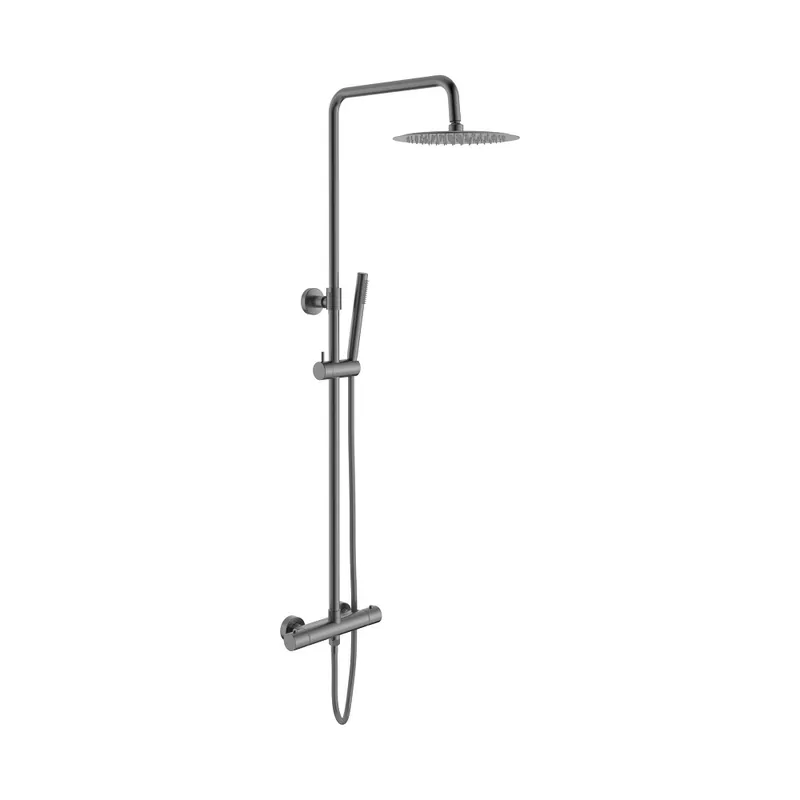 CURVY Gebogen Inloopdouche met Handdoekhouder – 8 mm Veiligheidsglas – Anti-Kalk – Omkeerbaar – 100×200 cm – Helder Glas – Geunmetal Populair