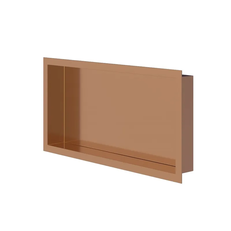 Elektrische Handdoekdroger Smart WiFi Geborsteld Koper – 120×50 cm – 700W – Digitale Programmeerbare Thermostaat – Rechts Aansluiting Beste Prijs