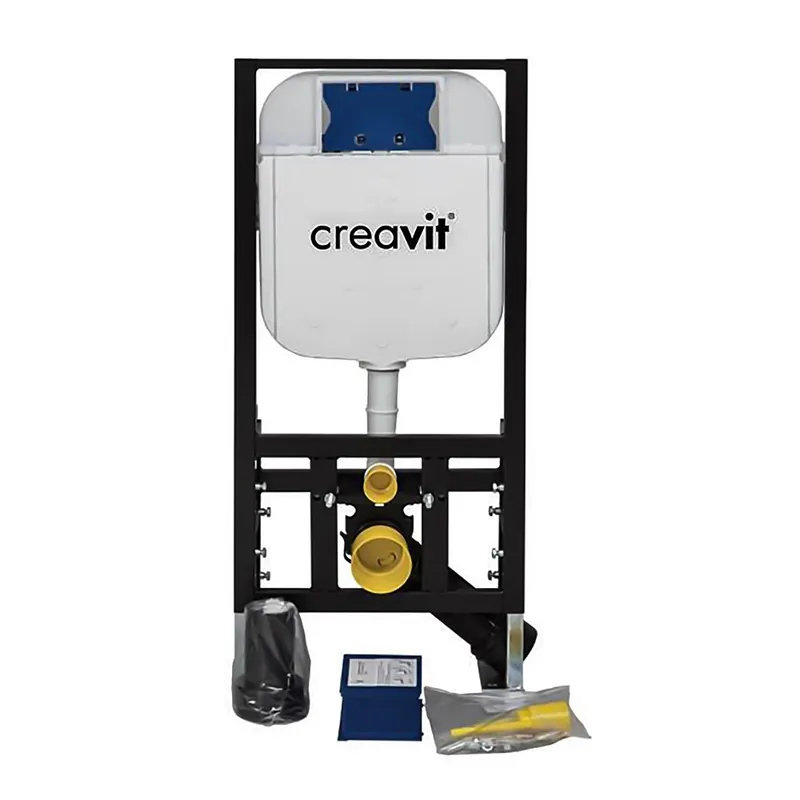 Creavit Terra Bedieningspaneel – Houtskool Zwart – Dual Flush Bedieningsplaat voor Creavit Inbouwreservoir Beste Prijs