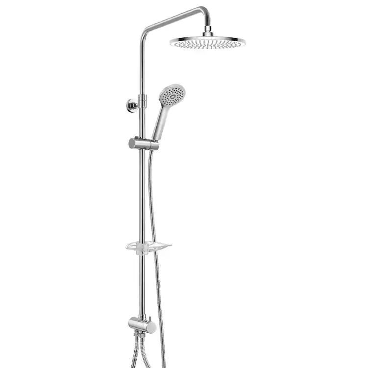 Koop Online E.C.A. Myra Thermostatische Inbouwdoucheset – Met Wandarm en Regendouche Ø 25 cm – 2-weg Omstelling – Chroom