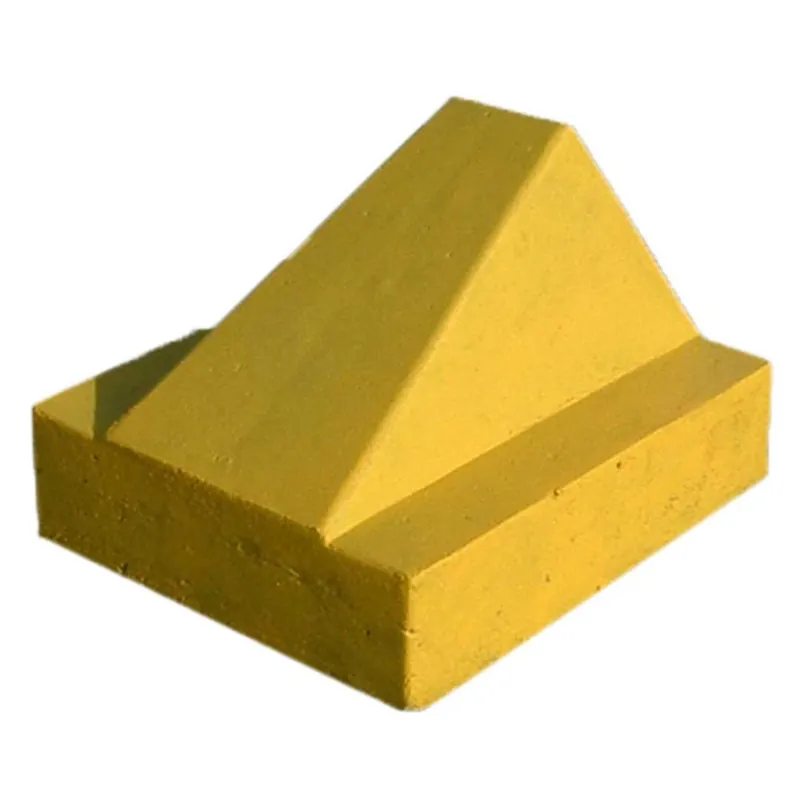 Speciale Aanbieding Schrikblok Bermblok Geel 60x50x40cm