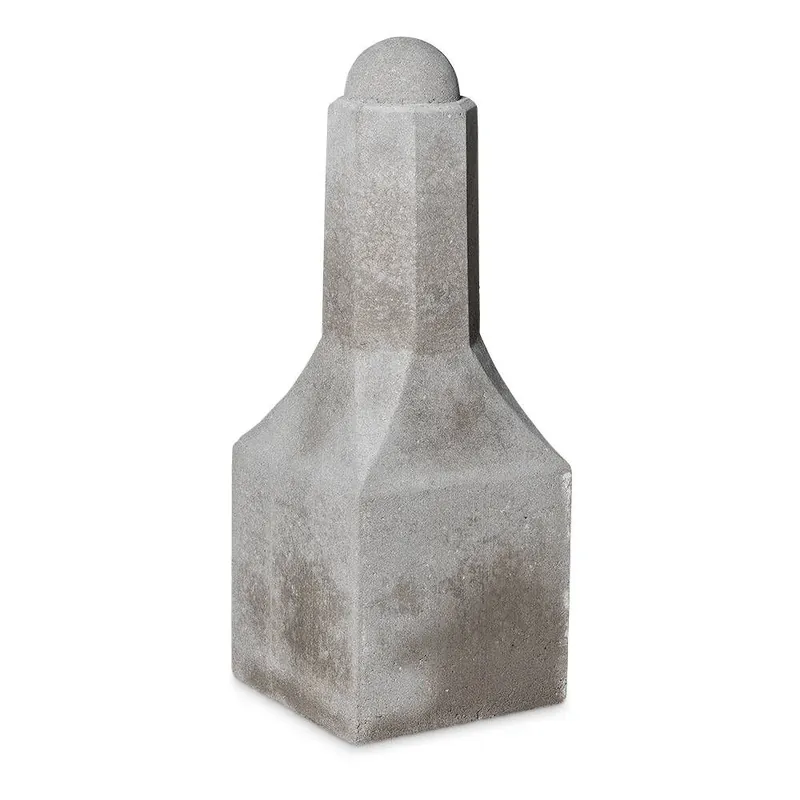 Amsterdammertje betonpaaltje Grijs 80x30x30 8-hoekig met voet Fabrieksprijs