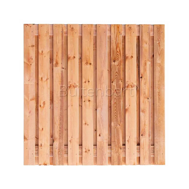 Trendline Schuttingscherm 180x180cm, Grenen Rood Geimpregneerd, 16mm Op = Op
