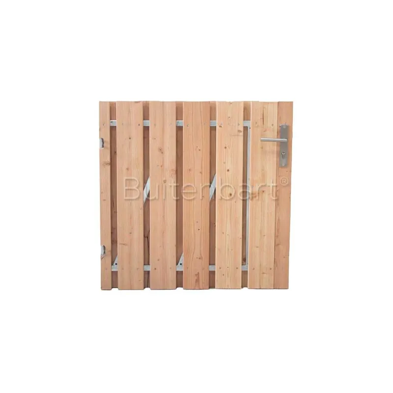 Beperkte Voorraad Tuinpoort Trendline Easy Douglas Geschaafd Onbehandeld Laag 120x100cm Linksdraaiend