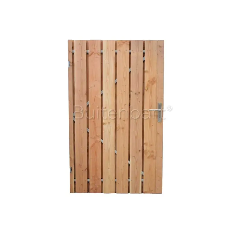 Alleen Vandaag Tuinpoort Trendline Easy Douglas Geschaafd Onbehandeld 150x190cm Linksdraaiend