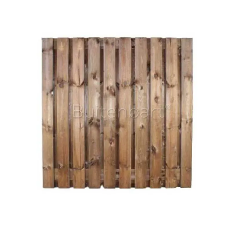 Merkproduct Topline Schuttingscherm 180x180cm, Grenen Bruin Verduurzaamd, 16mm